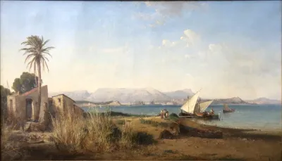 Rade de Toulon, vue des Sablettes