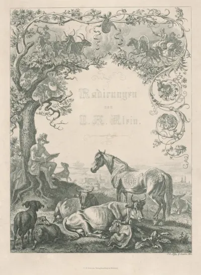 Radirungen von J.A.Klein