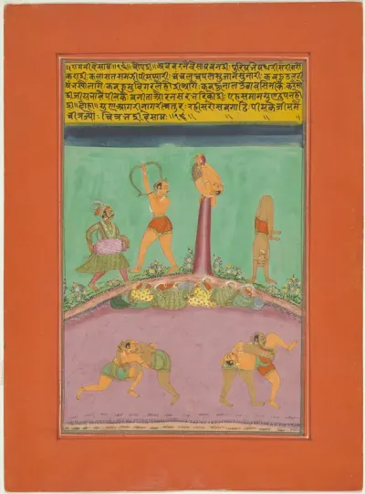 Ragini Desakh, Page from a Jaipur Ragamala Set