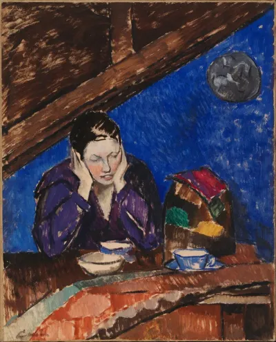 Ragni at the coffee table