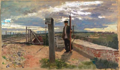 Railway guard. Khotkovo