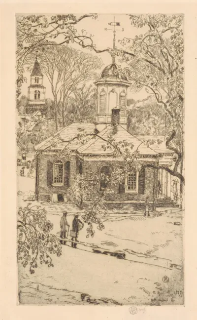 Rainy Day, Williamsburg, Virginia