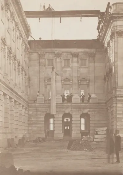 Raising Column at Capitol Expansion