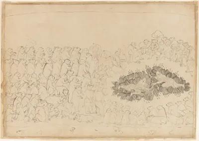 Rama and Lakshmana Overwhelmed by Arrows: Folio from the Siege of Lanka series