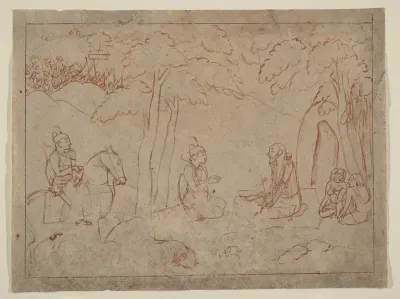 Rama and Lakshmana Visit the Hermitage of an Ascetic