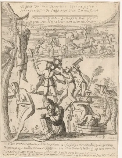 Rampzalige gevolgen van de actiehandel, 1720