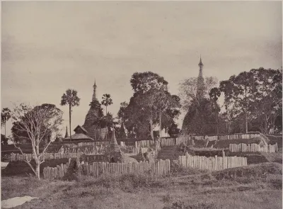 Rangoon: North Entrance to the Shwe Dagon Pagoda