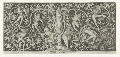 Ranken met dansende figuren