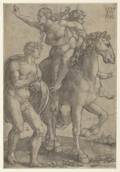 Rape of a Woman by a Satyr