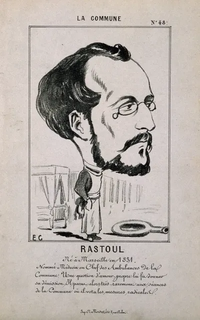Rastoul. Lithograph by [E. C.], 1871