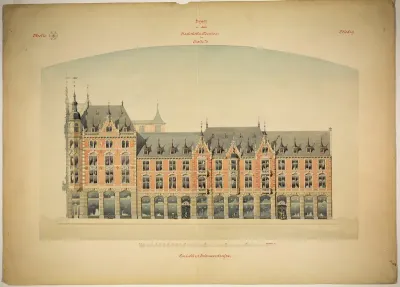 Rathskeller Neubau, Halle (Saale), Saxony-Anhalt, Germany, Elevation