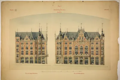 Rathskeller Neubau, Halle (Saale), Saxony-Anhalt, Germany, Elevations