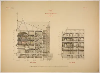 Rathskeller Neubau, Halle (Saale), Saxony-Anhalt, Germany, Two Sections