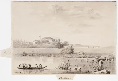 Ratula Manor, original drawing for Finland Depicted in Drawings