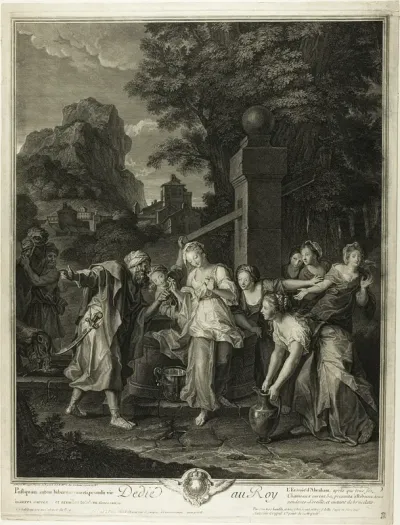 Rebecca Receiving Gifts from Eliezar