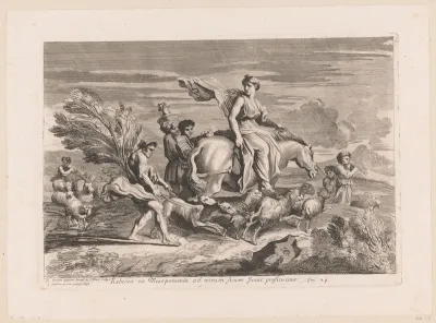 Rebecca vertrekt uit Mesopotamië