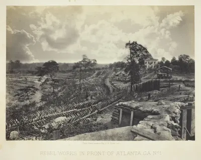 Rebel Works in Front of Atlanta, GA, No. 1