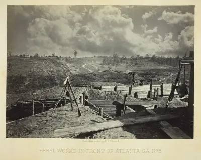 Rebel Works in Front of Atlanta, GA, No. 5