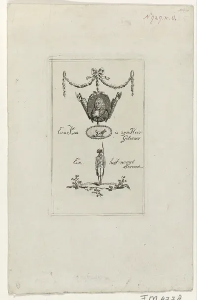 Rebus ter ere van Hendrik Danielsz. Hooft