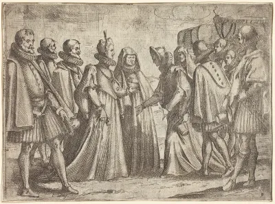 Reception at Mantua [recto]