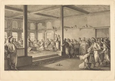 Réception de Choiseul-Gouffier chez Hassan-Tchousch-Oglou