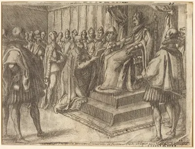 Reception of the Envoy of Poland [recto]