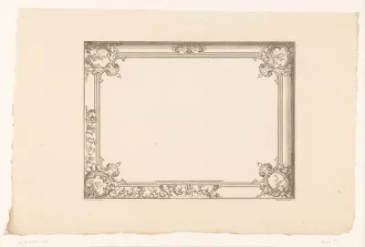Rechthoekig plafond met putti