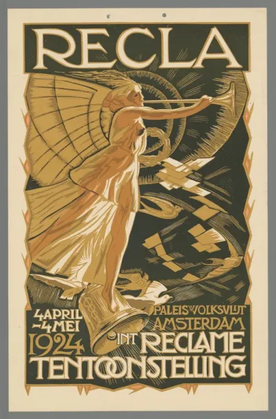Recla. 4 april - 4 mei 1924. Paleis v/t Volksvlijt Amsterdam. Int. reclame tentoonstelling
