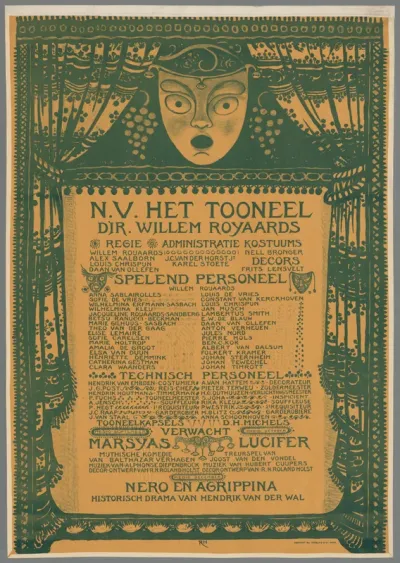 Reclamebiljet: Toneelgezelschap Royaards