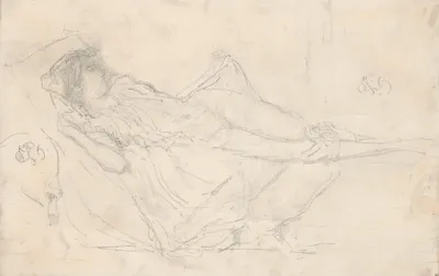 Reclining Draped Figure
