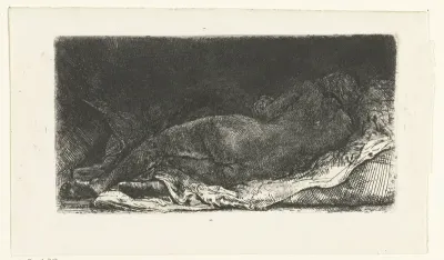Reclining female nude