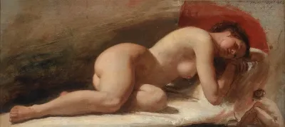 Reclining female nude
