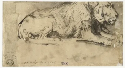 Reclining Lion