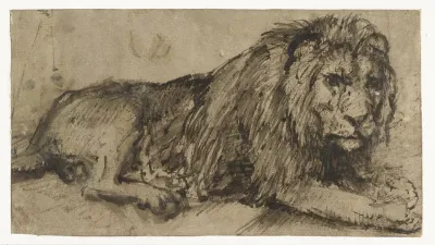 Reclining Lion