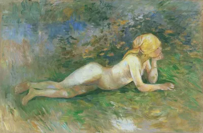 Reclining Nude Shepherdess