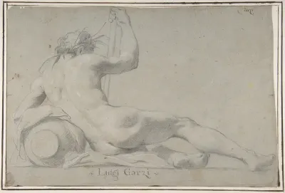 Reclining River God