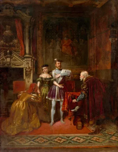 Reconciliation of Kmita with King Zygmunt August