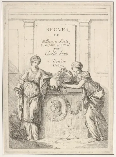 Recueil de Différents Sujets composés et gravés par Charles Hutin à Dresden