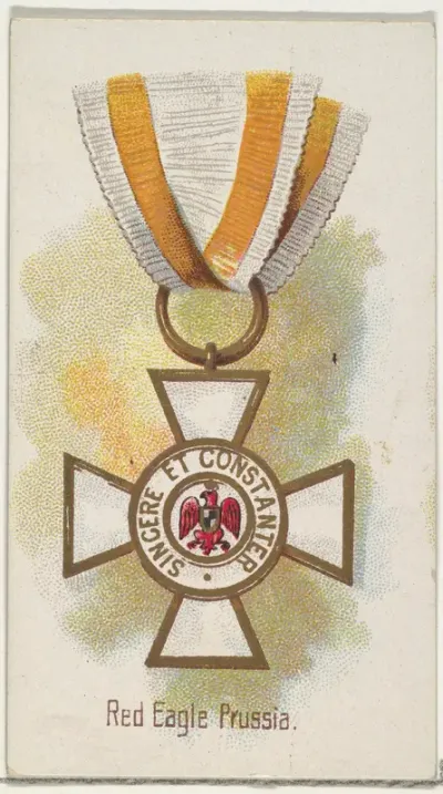 Red Eagle, Prussia, from the World's Decorations series (N30) for Allen & Ginter Cigarettes