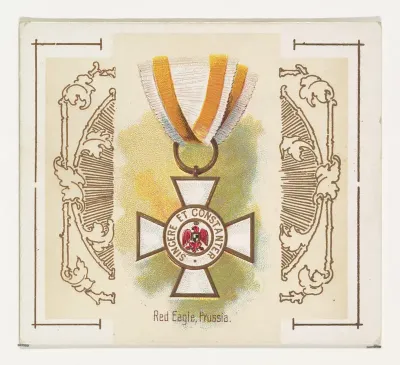 Red Eagle, Prussia, from the World's Decorations series (N44) for Allen & Ginter Cigarettes