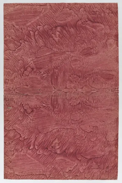 Red paste paper book cover