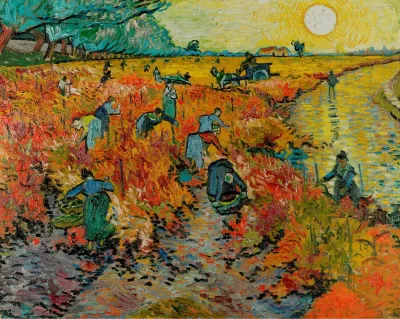 Red Vineyard at Arles