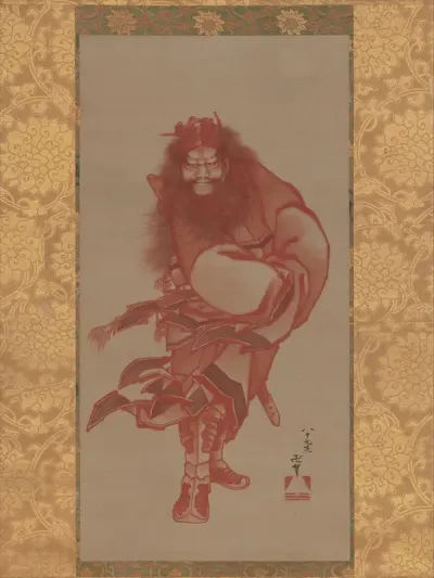 Red Zhong Kui, the Demon Queller