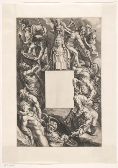 Redding van de antieke kunstschatten door de goden