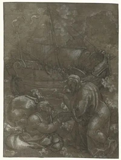 Redding van Petrus door Christus