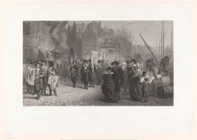 Rederijkersoptocht te Rotterdam, 1658