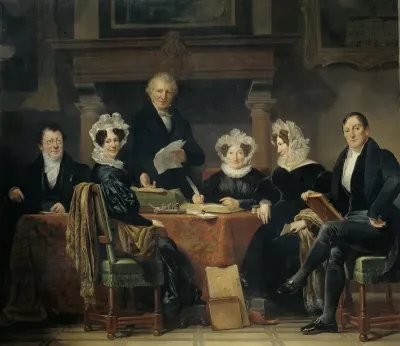 Regents and Regentesses of the Lepers' Asylum, Amsterdam, 1834-35