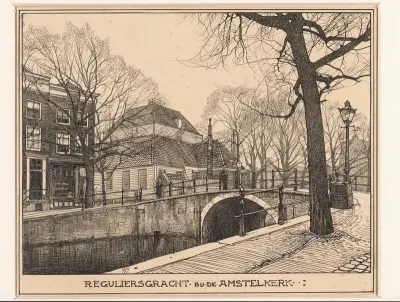 Reguliersgracht bij de Amstelkerk
