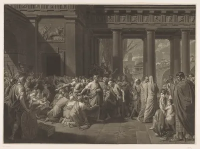 Regulus' vertrek uit Carthago