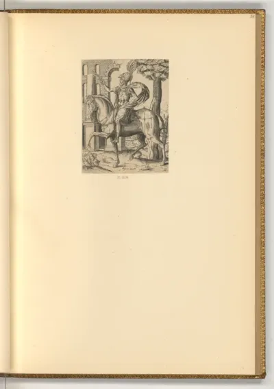 Reiter mit Pistole